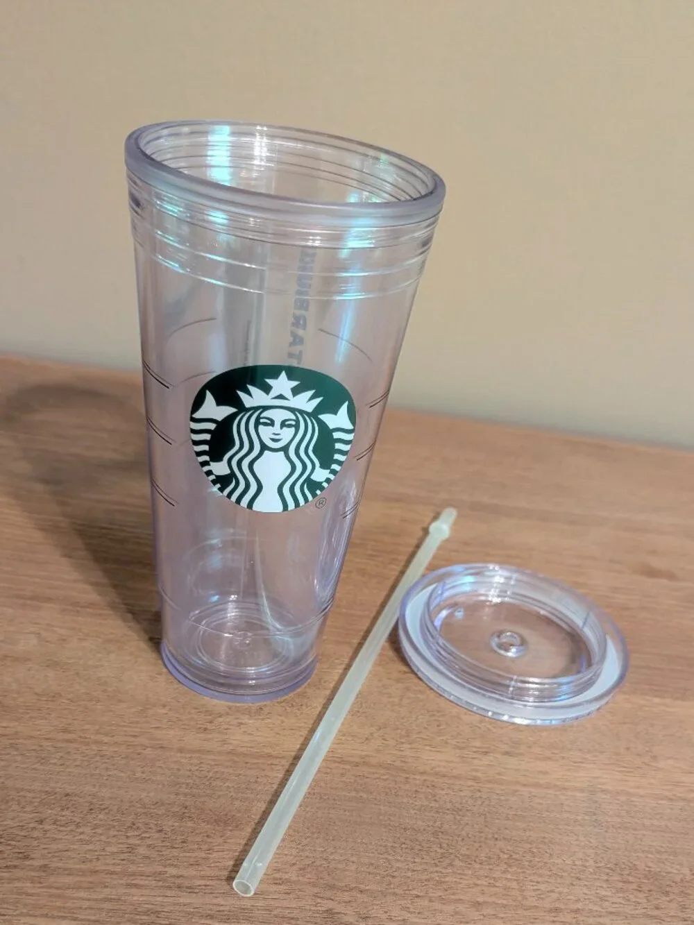 Starbucks Clear Insulated Tumbler 20 Oz.
